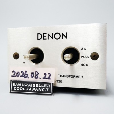 Denon AU-320 Step Up Transformer MC Phono Cartridge Good Condition Japan Used