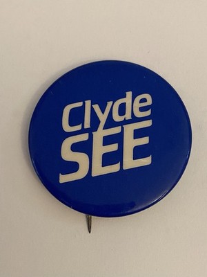 Clyde See West Virginia Pin Back Button P165
