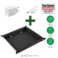 Kabellose Ladestation | 15W Qi-Ladepad | Schwarz