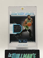 2024 Noir Jaylen Brown Game Night Jerseys Tag 12/23/20 (1/1)!!