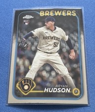 2024 Topps Chrome Update Series #USC169 Bryan Hudson RC Milwaukee Brewers