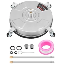 15"/16.5“/18” Pressure Washer Surface Cleaner for Decks, Crosswalks, Roads