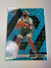 BOBBY PORTIS 2024-25 PANINI MOSAIC BLUE FLUROESCENT  #/75 A17