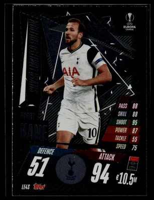 2020-21 Topps Match Attax Extra #LE4S Harry Kane Limited Edition Silver