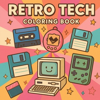 80s & 90s Tech Coloring Book: Vintage Gadgets & Pop Culture Line