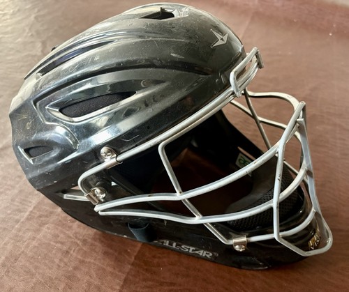 All-Star Baseball Catcher's Helmet Mask Black, Adult Size 7-7.5 - Picture 1 of 5
