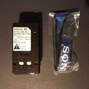 SONY Battery Adapter N60 "AA" Battery Case HandyCams Camcorders 6C & Strap