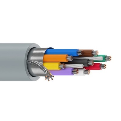 50' Belden 9539 24 AWG 9 Conductor Shielded EIA RS-232 Computer Cable 300V