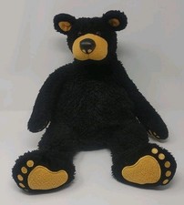 VTG BearFoots Bear Plush Black Big Sky Carvers Artist Jeff Fleming 1996 17"