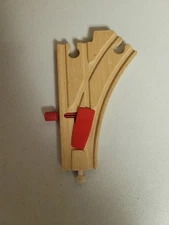 Brio Wooden Railway Mechanical Switch Track Very Good Condition