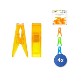 4X Pack Of 6 Clothespins 9260/6 Home MIXED COLORS 