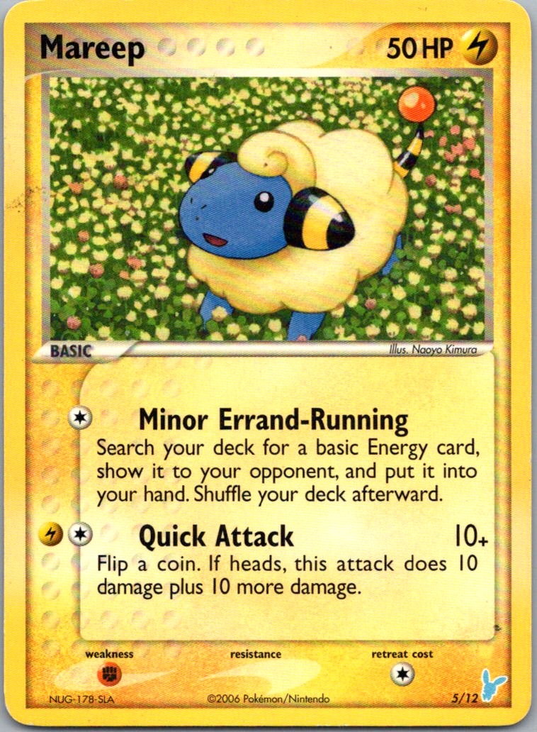 Mareep 5/12 EX Trainer Kit 2 Minun LP