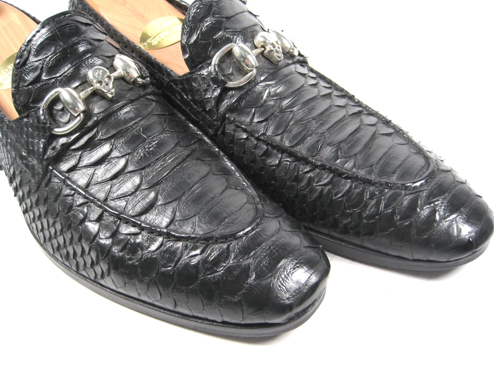 Philipp Plein Herrenschuhe/ Python / in 44,5 / UK 10 / TOP/ Schwarz - Bild 2 von 4