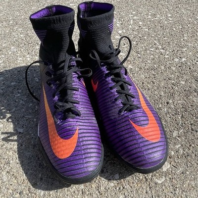 インスパイア　メロス　2体セット Nike MercurialX Proximo II 2 TF Mens 12 Black Crimson Purple Shoes