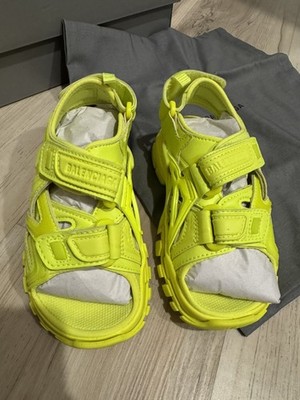 BALENCIAGA キッズ サンダル Balenciaga Kids Light Yellow Track Sandals Size EU 27 NIB | eBay