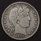 1899 50c Barber Half Dollar - VF