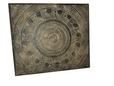 22x20 Geometric Carved Wall Panel HomeGoods Modern Boho Decor Wood Look