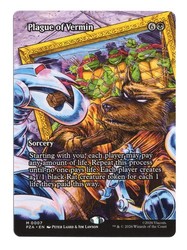 Plague of Vermin (Borderless) #7 Teenage Mutant Ninja Turtles Mythic Rare