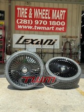 22 Rims Tire Wheels Cadillac Escalade 2854522 Tires 6x139.7 Floating Caps Tpms