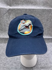 Dinosaur 365Kids Hat Cap Snap Back Youth Boys One Size Navy Blue Cotton Beach