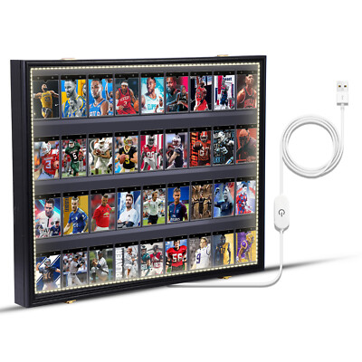 Sports Card Display Case, Trading Card Display Baseball Card Display Case  w/ LED | eBay