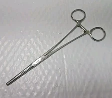 Weck 638-175 Rogers Hysterectomy Clamps 8.75" Straight Stainless Steel Surgical