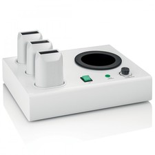 Scaldacera Combinato in Acciaio con 3 Scaldarulli 200 W