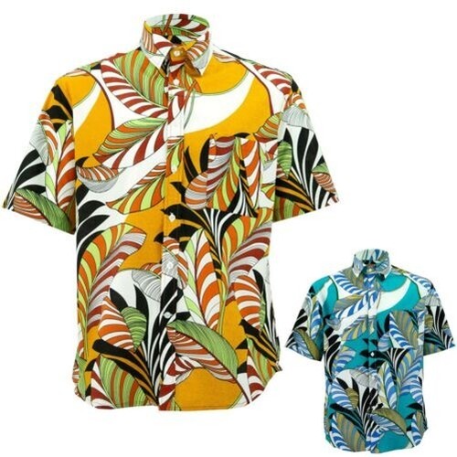 Chemise Loud Originals Violet Tropical Psychédélique - Manches Longues - Coton - Taille Standard - Neuf Avec étiquettes