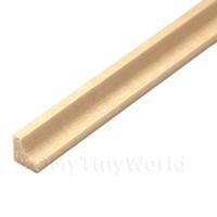 Dolls House Miniature 45cm Wood Cornice / Coving (style 3) Dolls House Miniature 45cm Wood Cornice / Coving (style 3)