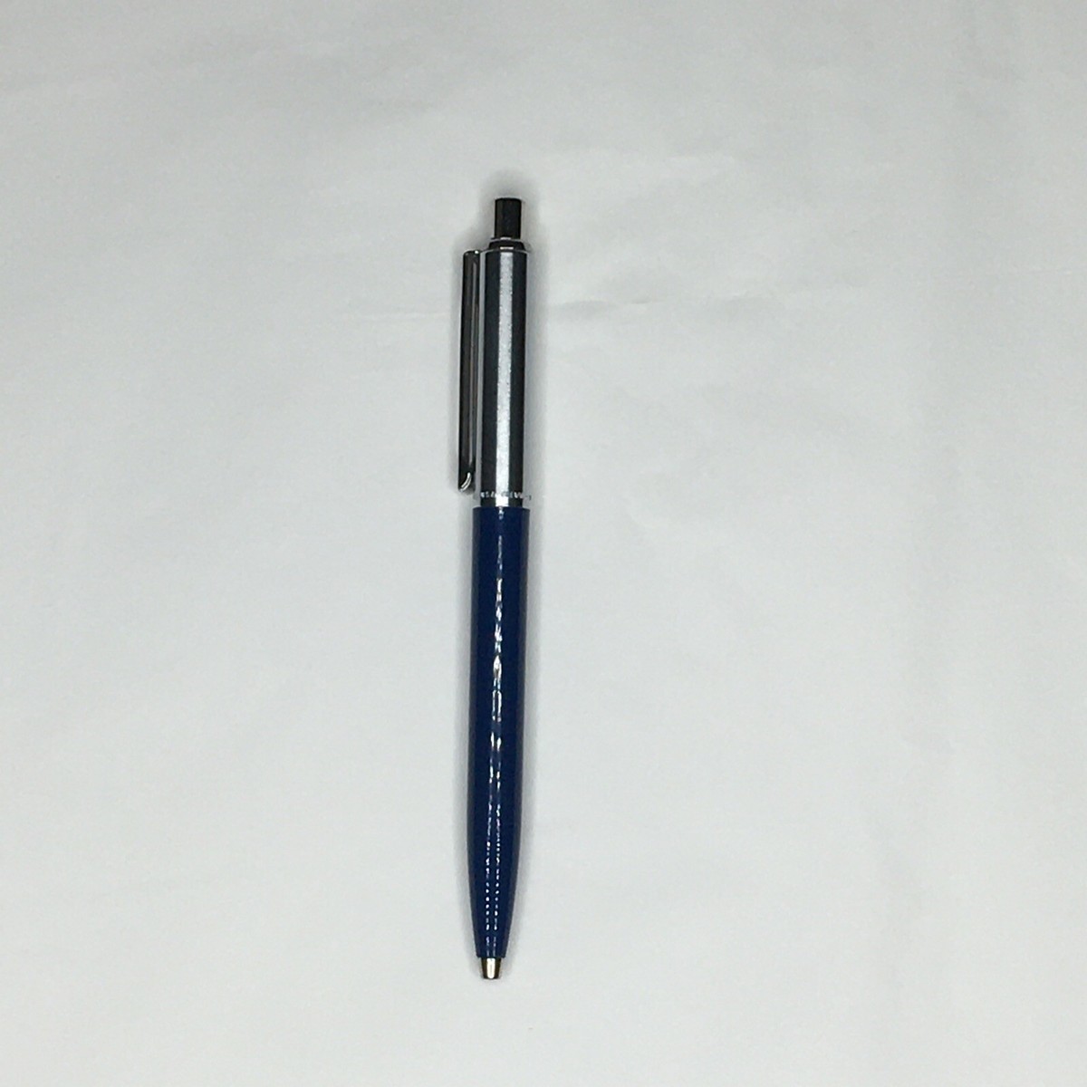 Sheaffer Sentinel Retractable Ballpoint Pen-Blue Barrel, Chrome