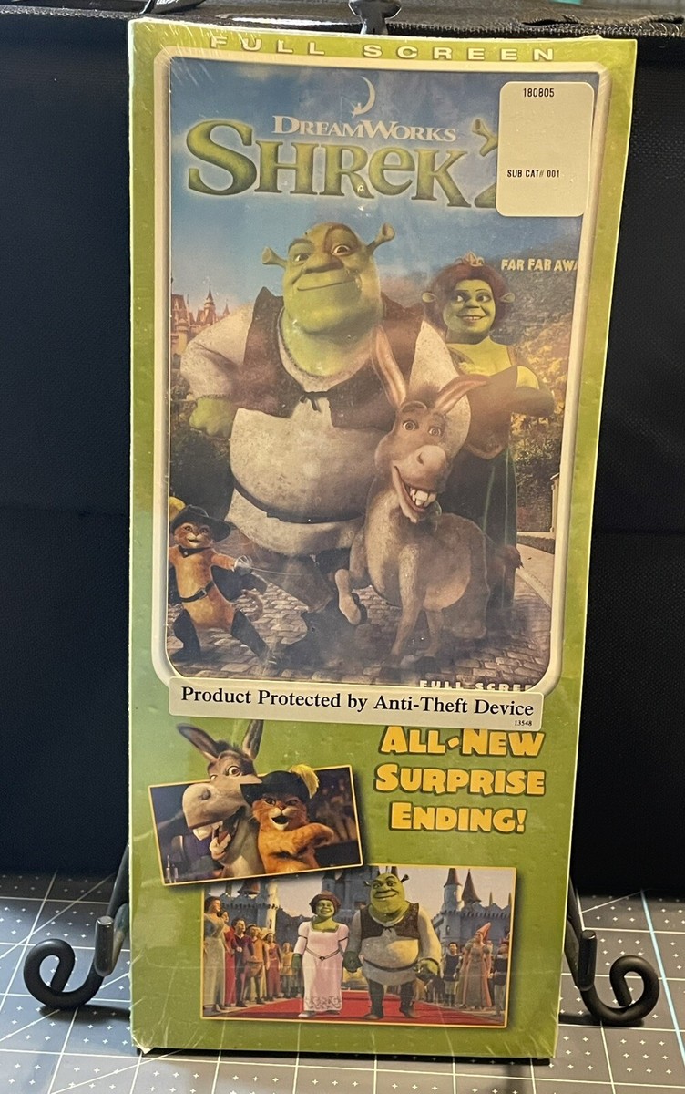 shrek 2 booster box Shrek 2 DVD All New Surprise Ending Sealed In Long Cardboard Box Sleeve NEW
