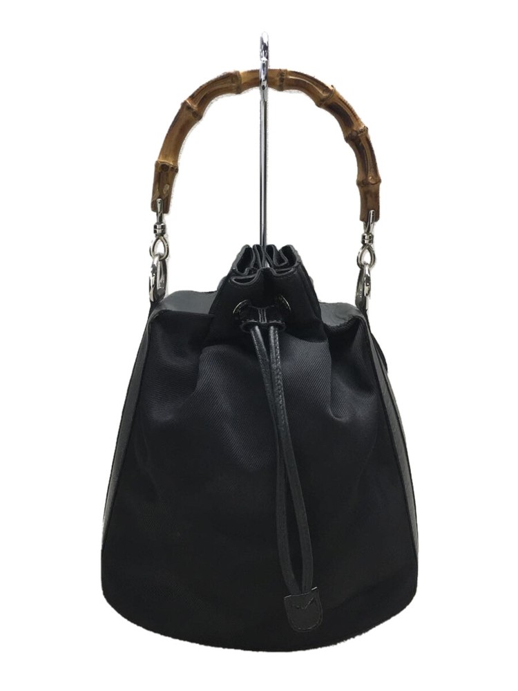 [Japan Used Bag] Used Gucci Handbag/--/Blk/Plain/001 2865 1657 Bag
