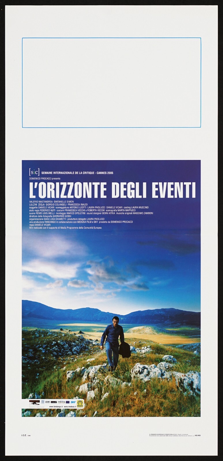 Locandina di L'orizzonte degli eventi (2005)