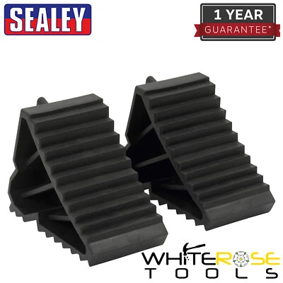 Cuñas de rueda compuestas Sealey 0,44 kg - Par garaje - Imagen 1 de 4