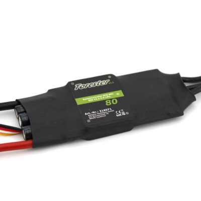 Torcster Speedcontroller ECO BEC 80A V2.2 3-6s 7A SBEC Brushless Regler