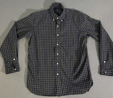 Polo Ralph Lauren Purple Green Check Men  s Large Button Up Shirt Long Sleeve