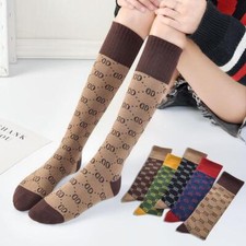 New Cotton Latters Socks Design One Size Fits Colorful Long Socks For Woman