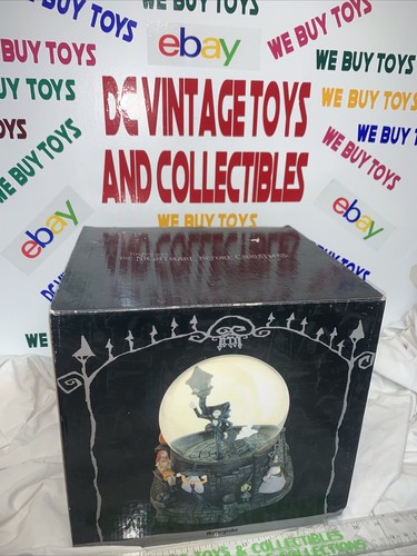 RARE 2001 Nightmare Before Christmas 8" HalloweenTown Water Globe