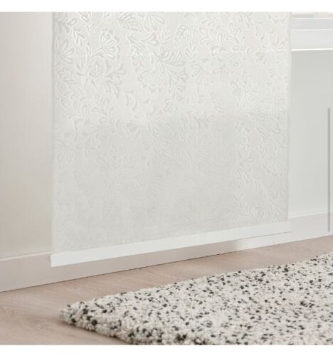 New Ikea AMPELSAV Panel curtain,light grey-beige/leaves,60x300cm,005.303.92 - Picture 7 of 11