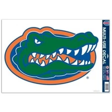 FLORIDA GATORS 1 PIECE MULTI-USE DECAL 11"X17" SHEET FOR WINDOWS BLOWOUT PRICE!