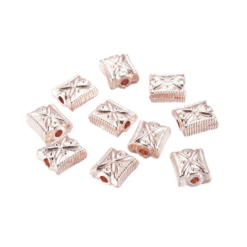 Perles Super Duo 2.5x5mm Rosaline