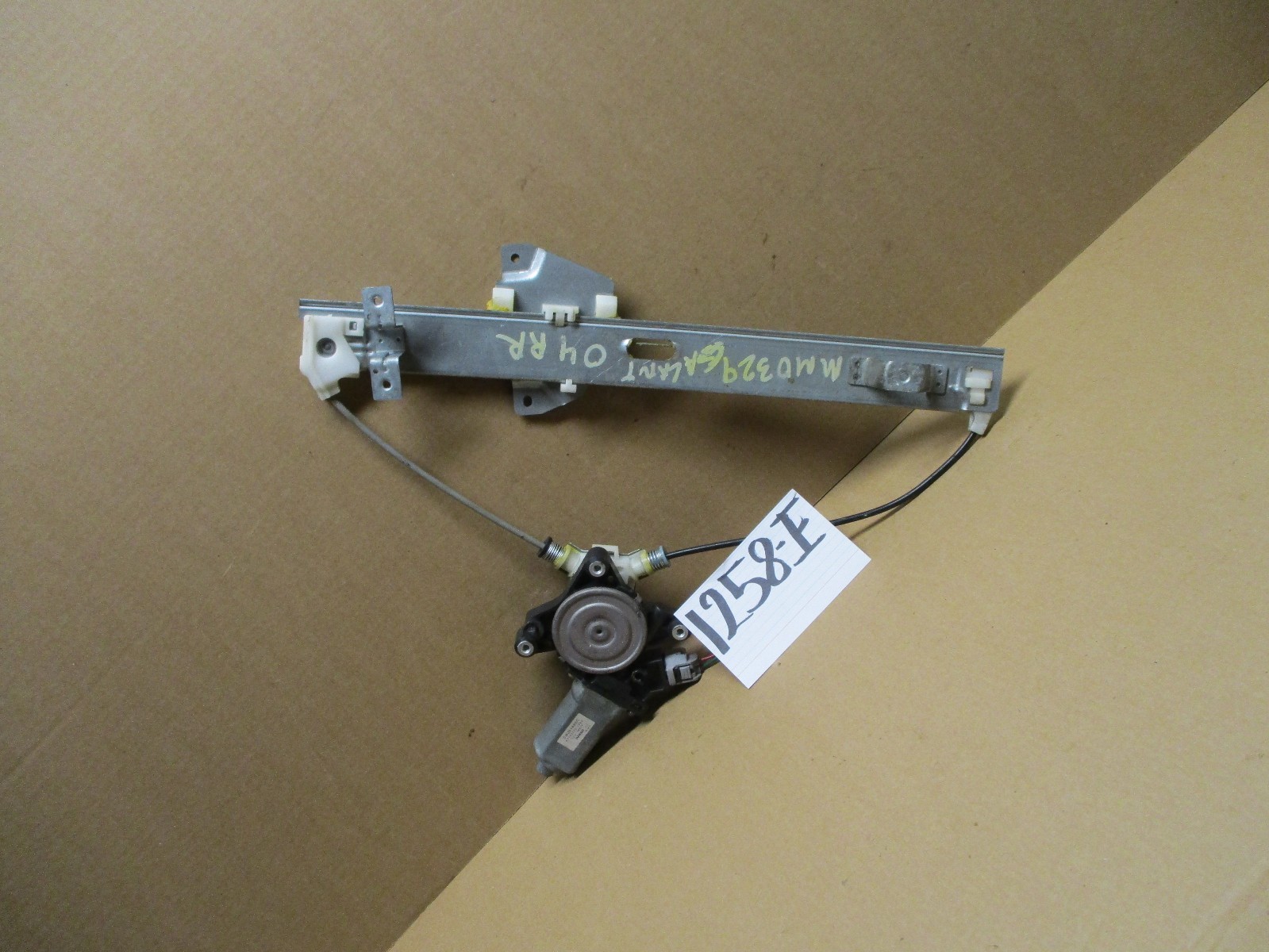 04 05 06 07 08 09 Galant REAR PASSENGER Side Window Regulator W/ Motor #1258-E