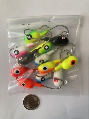 FLOATING JIGS, 12,  4/0  HOOK, FLUKE CANDY