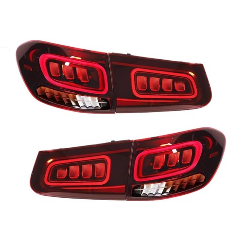 Pair Tail Light Assembly Upgrade For Mercedes-Benz GLC-Class X253 2016-2019 Lamp - Picture 3 of 8
