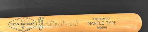 Stan Musial Signed Auto “Stan The Man” Inc Mantle Type Model Bat - Picture 2 of 6