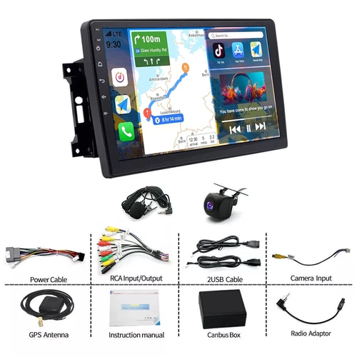 Radio estéreo GPS para Jeep Grand Cherokee 2005-2011 10" Android 13 Apple Carplay - Imagen 21 de 21