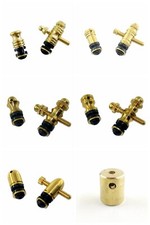 SOLID BRASS FRONT REAR BINDING POST 8-32/M4 TATTOO MACHINE REPLACEMENT PARTS