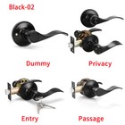 <!--F#f_0-->Privacy Door Lock Set Entrance Lock Knob Bedroom ORB Passage Locks Round Lever<!--F/-->