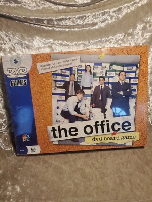 New in Box The Office DVD Board Game 2008 by Pressman Dunder Mufflin Building NB