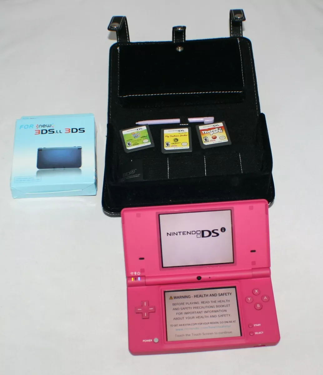 Nintendo DSi Bundle (PINK) + Charger + Case + Games! – Appleby Games